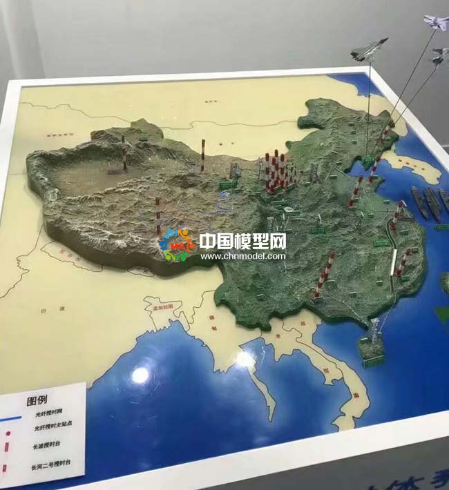 国家授时系统沙盘模型