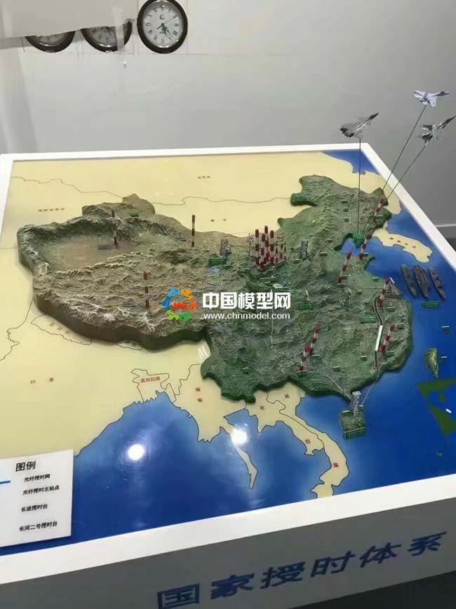 国家授时系统沙盘模型