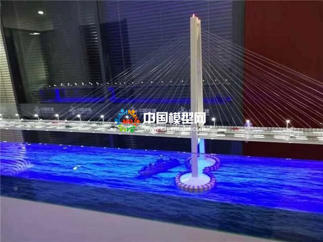 中国交建展厅港珠澳大桥沙盘模型