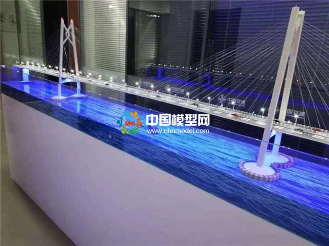 中国交建展厅港珠澳大桥沙盘模型
