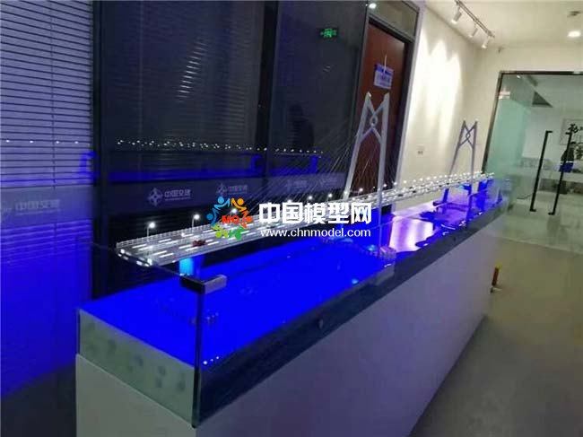 中国交建展厅港珠澳大桥沙盘模型