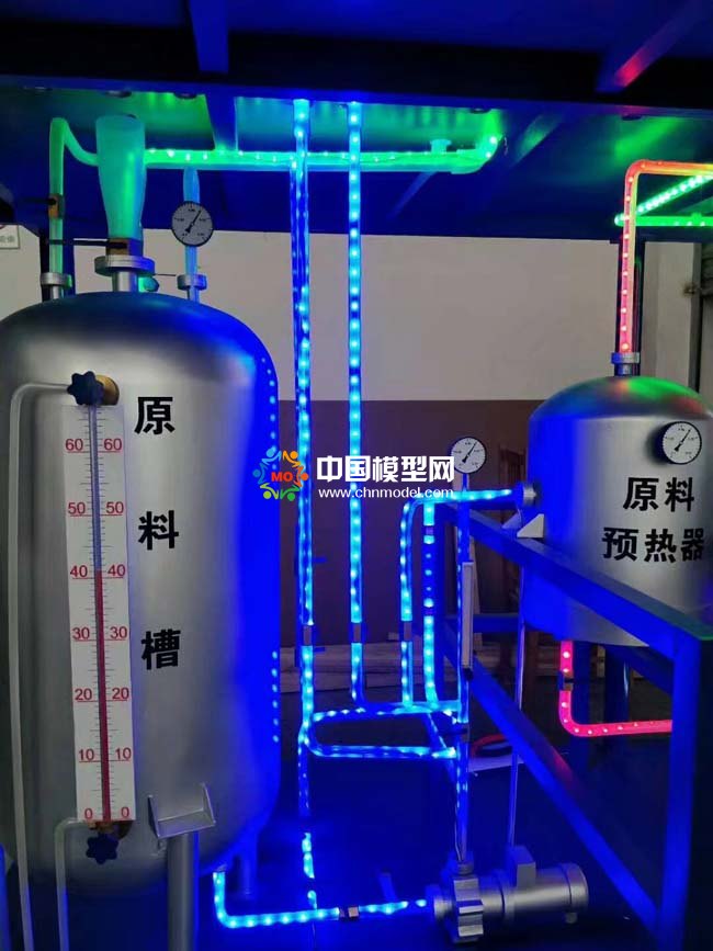 蒸馏塔沙盘模型