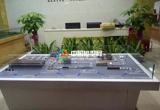 板式家具工业4.0生产线沙盘模型