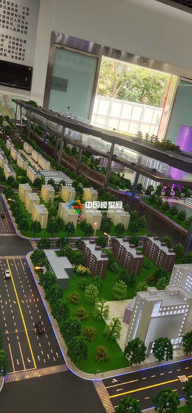 昆仑路快速化改造项目沙盘模型