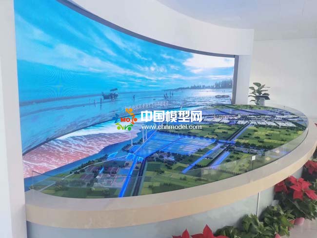 黄沙港沙盘模型