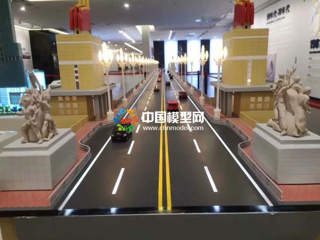 南京长江大桥沙盘模型