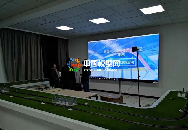 站台应急演练沙盘模型，站厅火灾应急演练沙盘模型