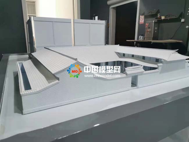 百年老宅张人亚故居建筑模型