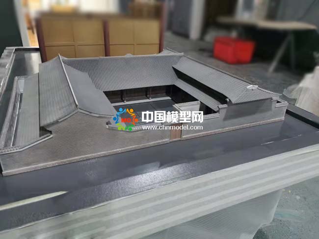 百年老宅张人亚故居建筑模型
