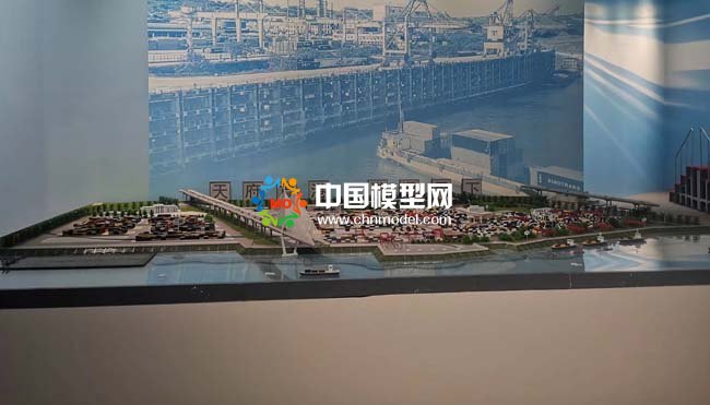 ​​​​​​​泸州港沙盘模型具备完善的现代化港口功能