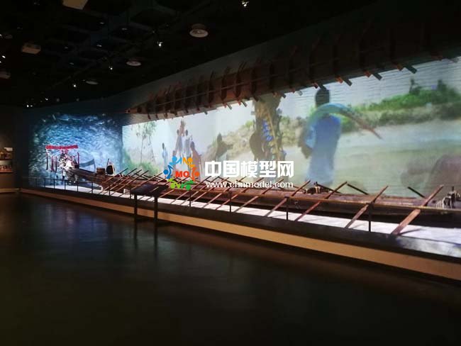 仿真1:1龙舟模型