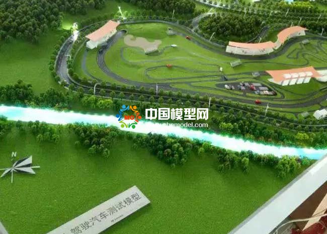 无人驾驶汽车测试沙盘模型