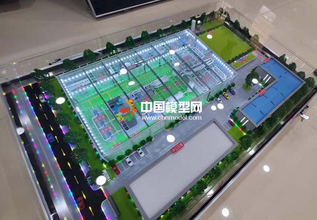 生态饮用水处理沙盘模型