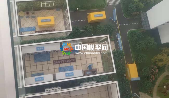 医疗废物管理处置流程沙盘模型