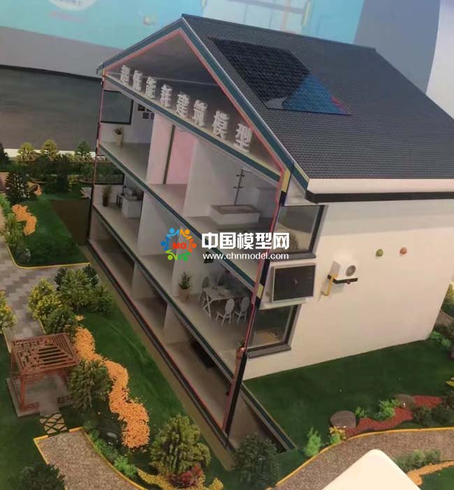 超低能耗建筑模型高质量民用建筑