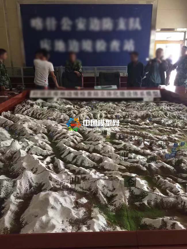边境检查站与边境管理立体化沙盘模型