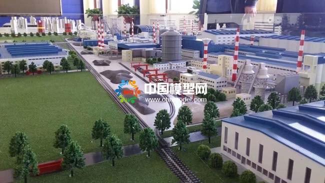 巨能特钢厂区沙盘模型，新工艺新技术新材料新装备实验基地