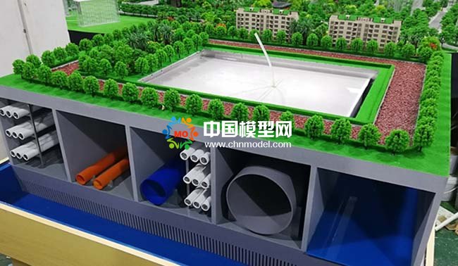 智慧城市综合管廊沙盘模型
