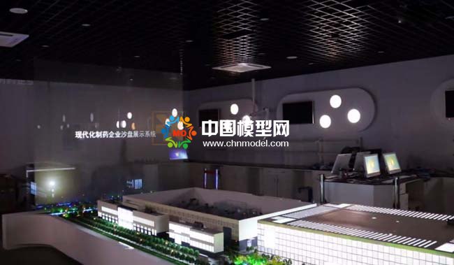 现代制药企业沙盘模型