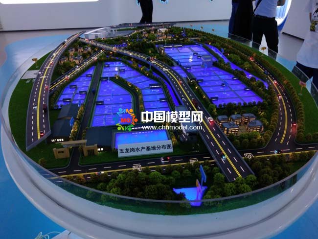 水产基地沙盘模型