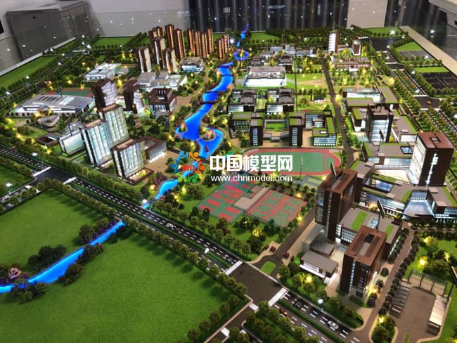 华南理工国际校区沙盘模型
