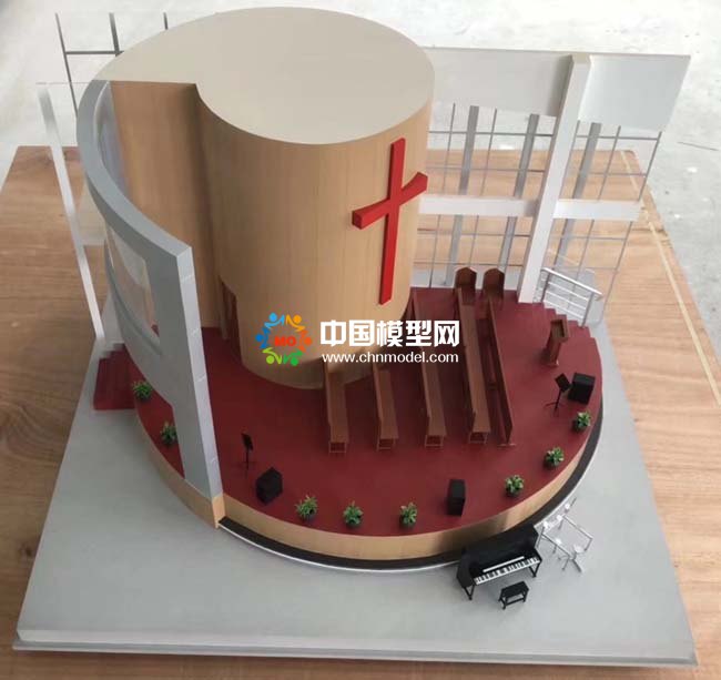 基督教堂沙盘模型