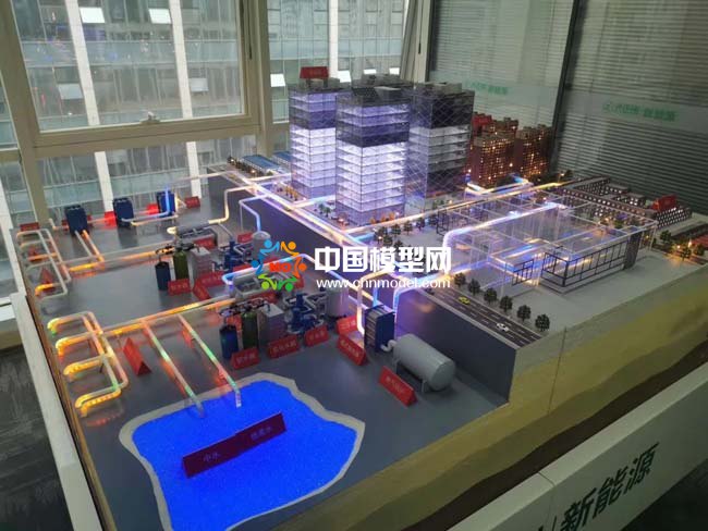 太阳能光伏应用及地源热泵原理沙盘模型