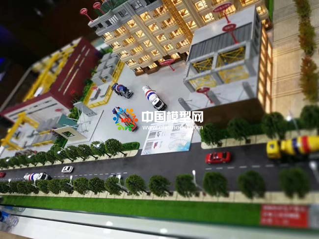 装配式建筑​​​​​​​PC混凝土预制件工厂沙盘模型