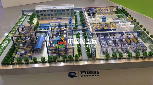 高盐废水零排及结晶资源化沙盘模型