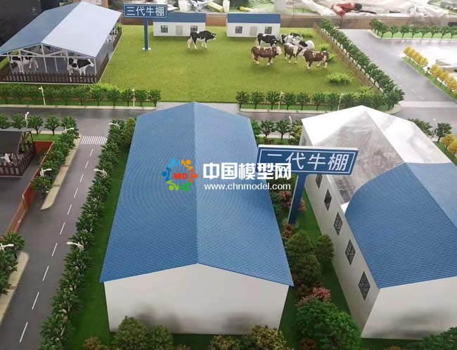  农业大棚模型，畜牧养殖沙盘模型