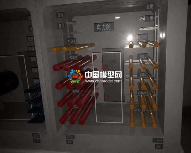 管廊综合舱与电力舱模型