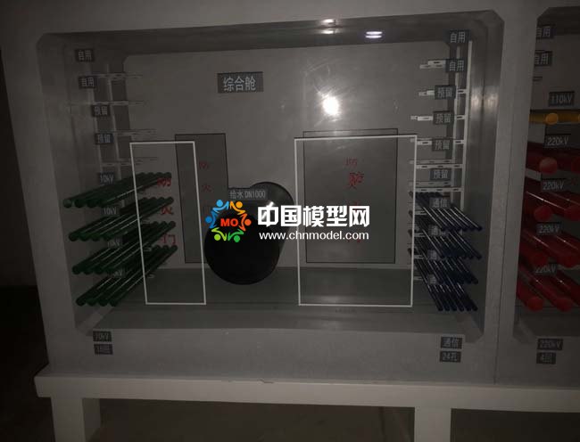 管廊综合舱与电力舱模型