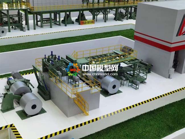 炼钢工业基地沙盘模型