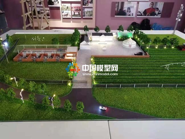 牧民生活沙盘模型，蒙古包模型