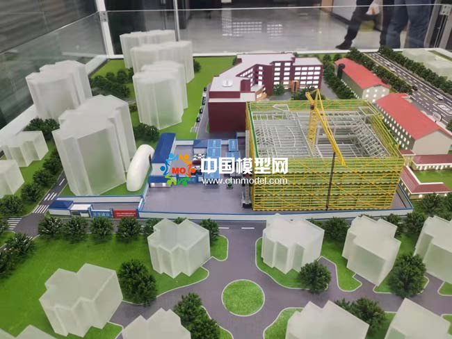 建筑工地沙盘模型