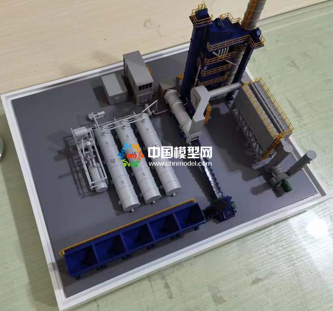 生物质催化热解沙盘模型