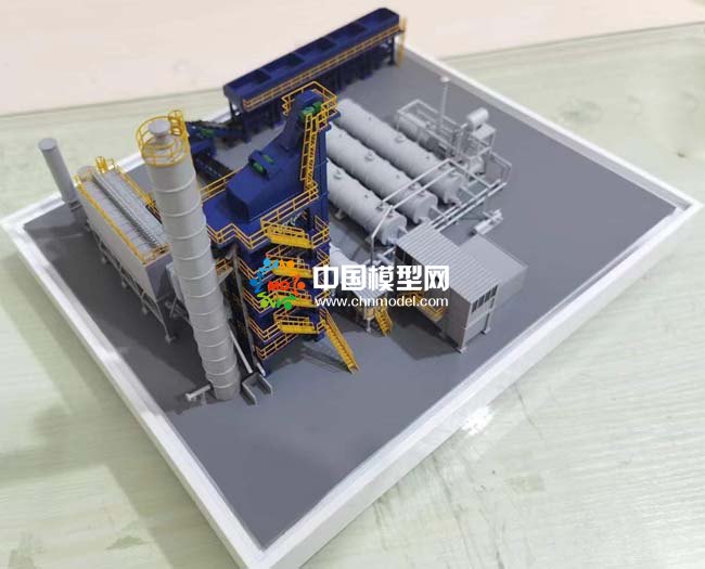 生物质催化热解沙盘模型