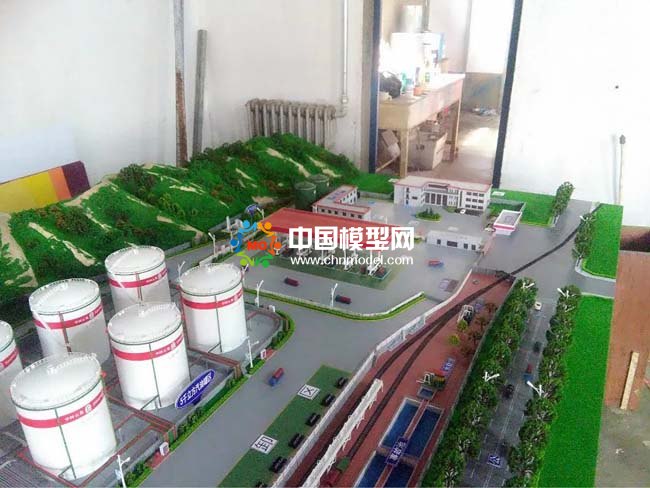 石油存储智慧油库沙盘模型