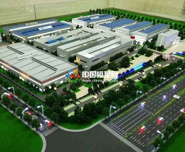 工厂车间沙盘模型