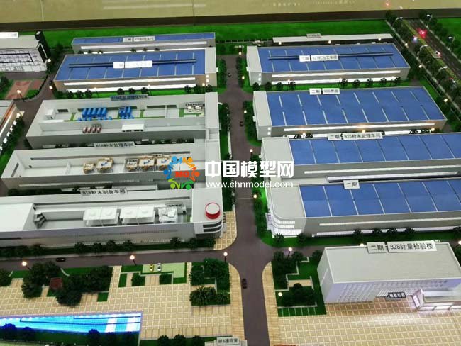 工厂车间沙盘模型