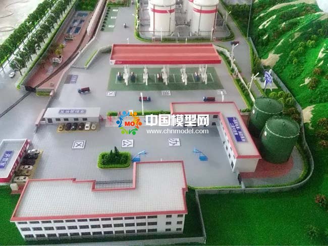 石油存储智慧油库沙盘模型