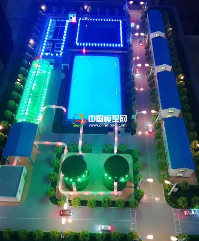 集中式沼气能源站粪污资源化利用沙盘模型