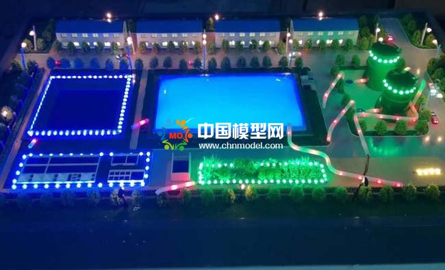 集中式沼气能源站粪污资源化利用沙盘模型