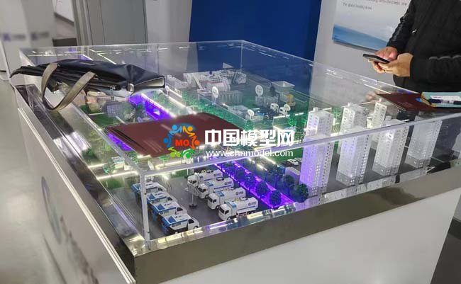 垃圾转运渗滤液处理沙盘模型