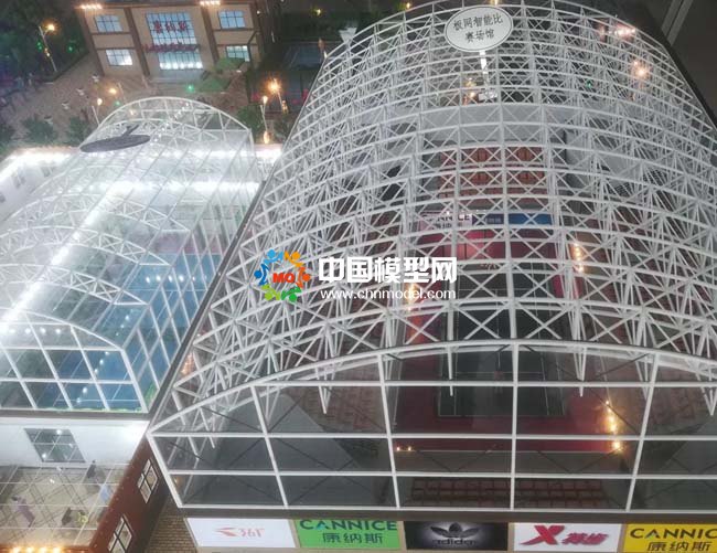 体院场馆板网运动场围网及体育场防护网沙盘模型