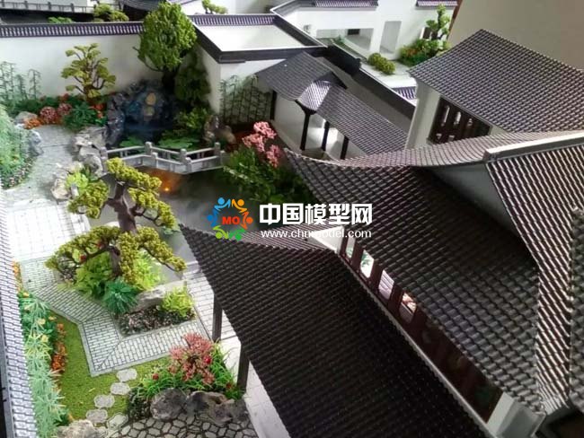 中式​​​​​​​合院建筑模型