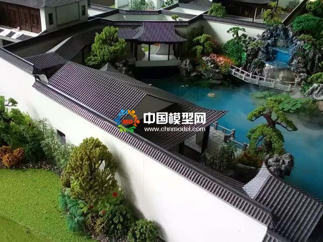 中式​​​​​​​合院建筑模型