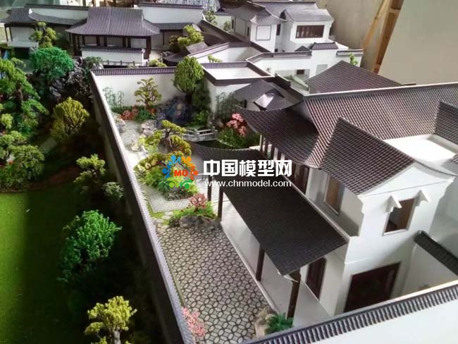 中式​​​​​​​合院建筑模型