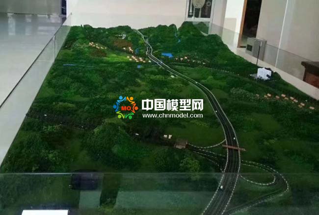 高速公路交通建设沙盘模型