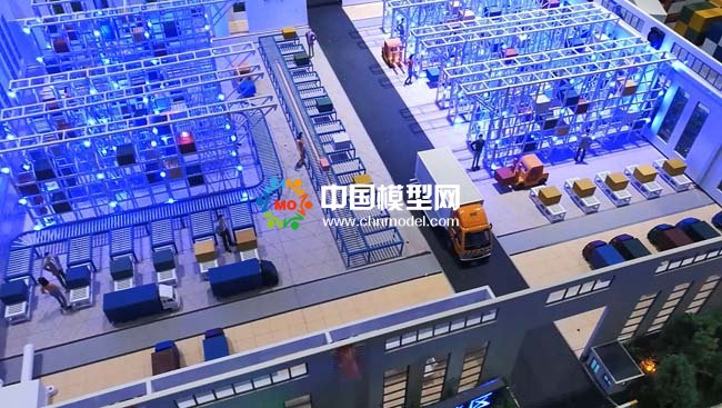 智慧仓储沙盘模型